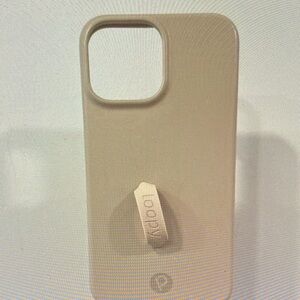 Lumens Tan Phone Case with Kickstand 13 pro max
